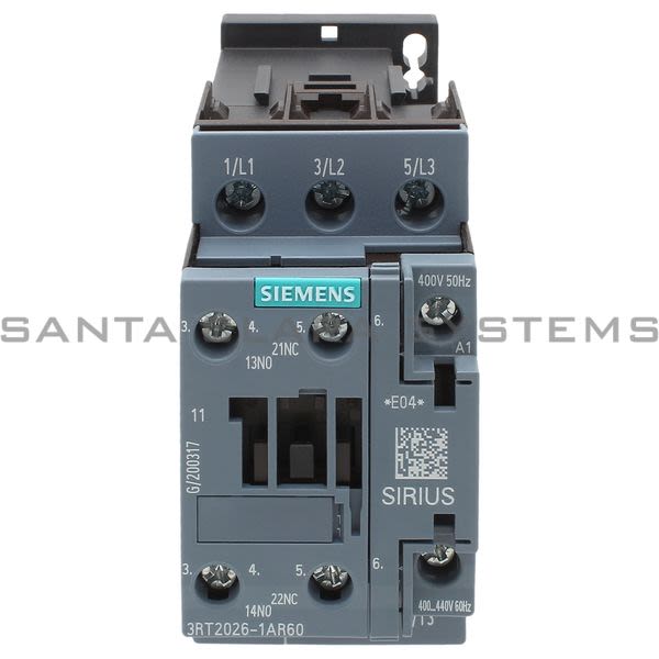 Siemens 3RT2026-1AR60 Contactor | 3RT2026-1AR60 Product Image