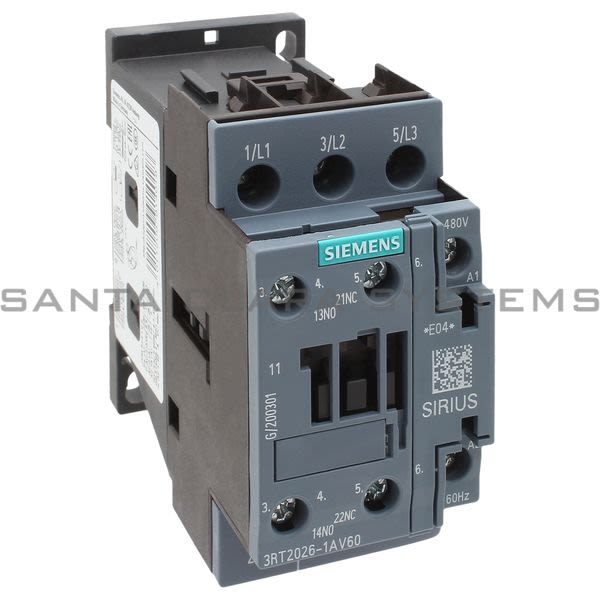 Siemens 3RT2026-1AV60 Contactor | 3RT2026-1AV60 Product Image
