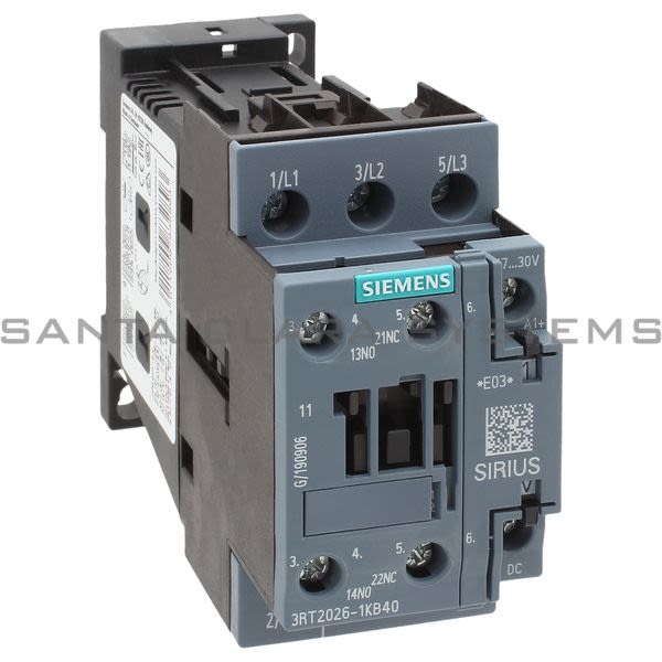 Siemens 3RT2026-1KB40 Contactor | 3RT2026-1KB40 Product Image
