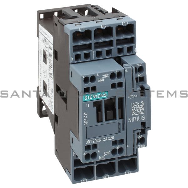 Siemens 3RT2026-2AC20 Contactor | Sirius | 3RT2026-2AC20 Product Image