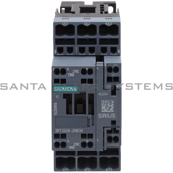 Siemens 3RT2026-2NB30 Contactor | Sirius | 3RT2026-2NB30 Product Image