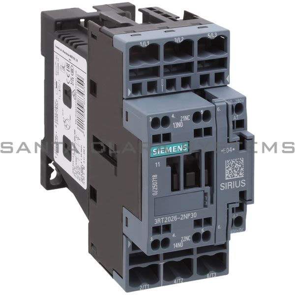Siemens 3RT2026-2NP30 Contactor | Sirius | 3RT2026-2NP30 Product Image