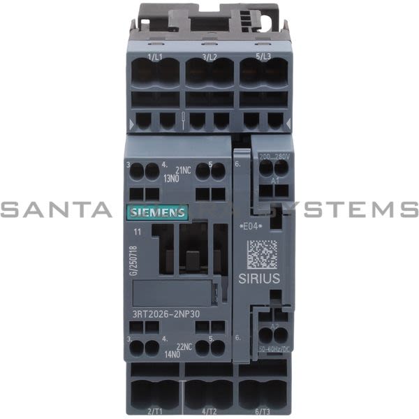Siemens 3RT2026-2NP30 Contactor | Sirius | 3RT2026-2NP30 Product Image