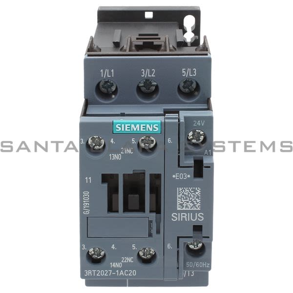 Siemens 3RT2027-1AC20 Contactor | Sirius | 3RT2027-1AC20 Product Image