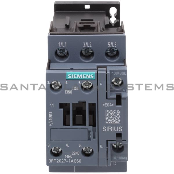 Siemens 3RT2027-1AG60 Contactor Product Image