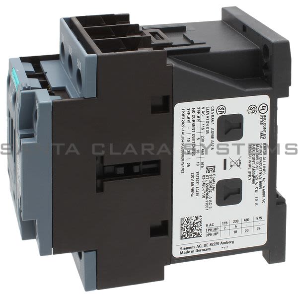 Siemens 3RT2027-1AL20 Contactor | 3RT2027-1AL20 Product Image