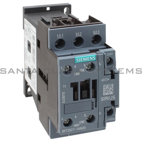 Siemens 3RT2027-1AN20 Contactor | 3RT2027-1AN20 Product Image