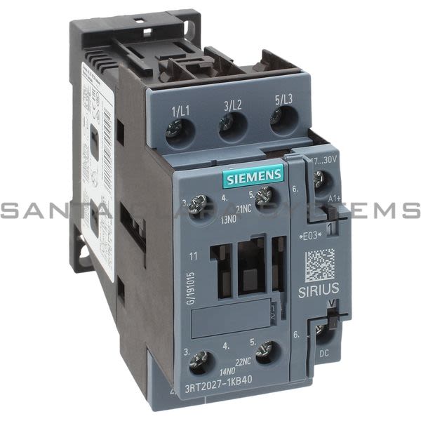Siemens 3RT2027-1KB40 Contactor | 3RT2027-1KB40 Product Image
