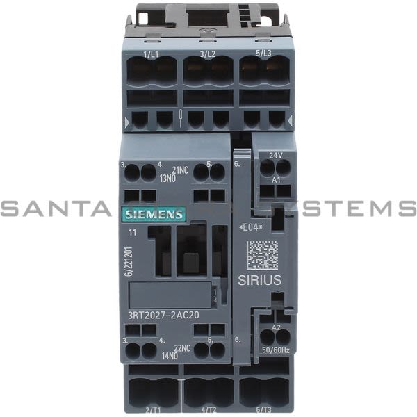 Siemens 3RT2027-2AC20 Contactor Product Image