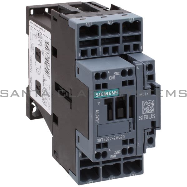 Siemens 3RT2027-2AG20 Contactor Product Image