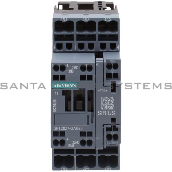 Siemens 3RT2027-2AG20 Contactor Product Image