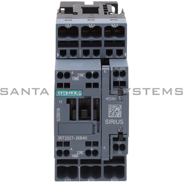 Siemens 3RT2027-2KB40 Contactor Product Image