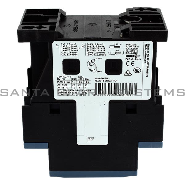 Siemens 3RT2028-1AK60 Contactor | 3RT2028-1AK60 Product Image