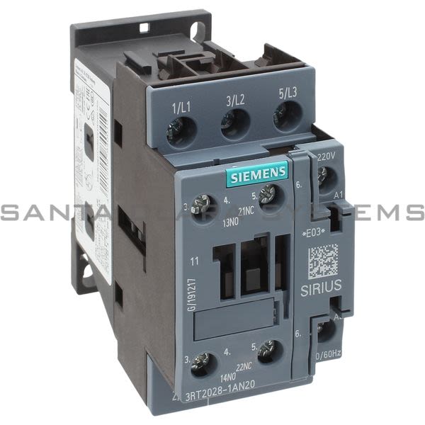 Siemens 3RT2028-1AN20 Contactor | 3RT2028-1AN20 Product Image