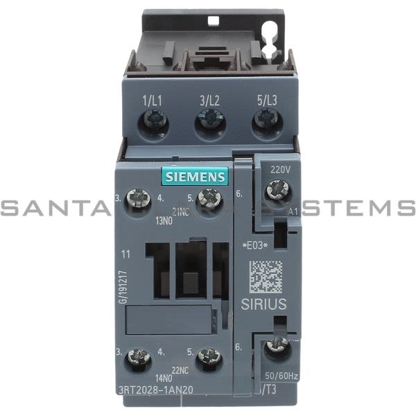 Siemens 3RT2028-1AN20 Contactor | 3RT2028-1AN20 Product Image