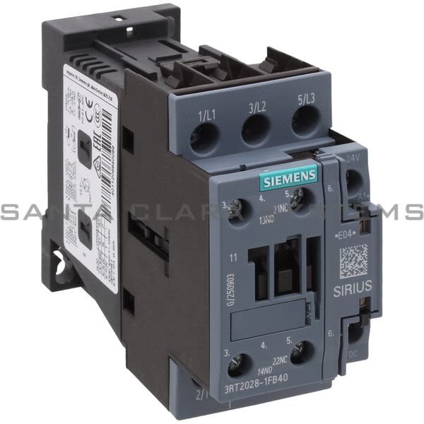 Siemens 3RT2028-1FB40 Contactor | Sirius | 3RT2028-1FB40 Product Image