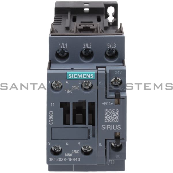 Siemens 3RT2028-1FB40 Contactor | Sirius | 3RT2028-1FB40 Product Image