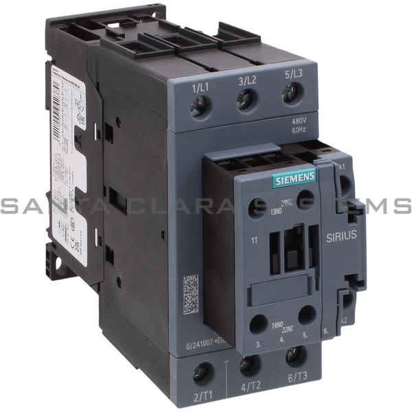 Siemens 3RT2036-1AV60-0UA0 Contactor | 3RT2036-1AV60-0UA0 Product Image