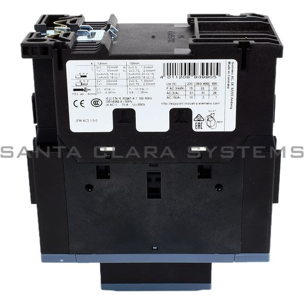 Siemens 3RT2036-1NB30 Contactor | Sirius | 3RT2036-1NB30 Product Image
