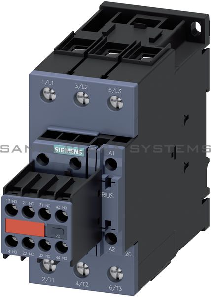 Siemens 3RT2036-1NB34-3MA0 Contactor | Sirius | 3RT2036-1NB34-3MA0 Product Image