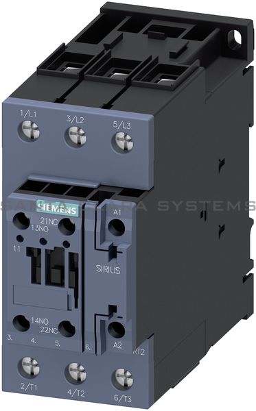 Siemens 3RT2038-1NB30-0CC0 Contactor | Sirius | 3RT2038-1NB30-0CC0 Product Image