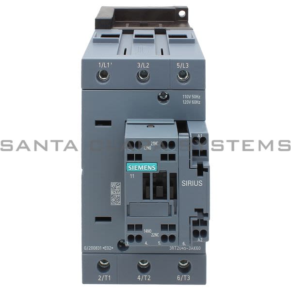 Siemens 3RT2045-3AK60 Contactor | 3RT2045-3AK60 Product Image