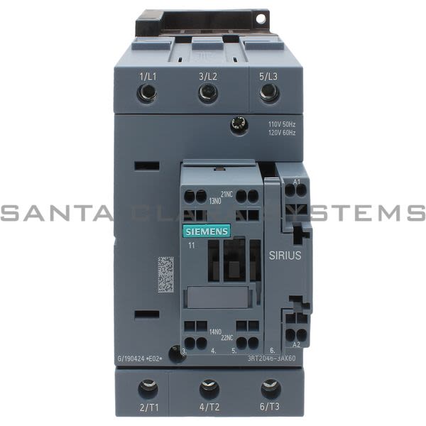 Siemens 3RT2046-3AK60 Contactor | Sirius | 3RT2046-3AK60 Product Image