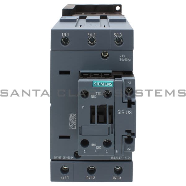 Siemens 3RT2047-1AC20 Contactor | Sirius | 3RT2047-1AC20 Product Image