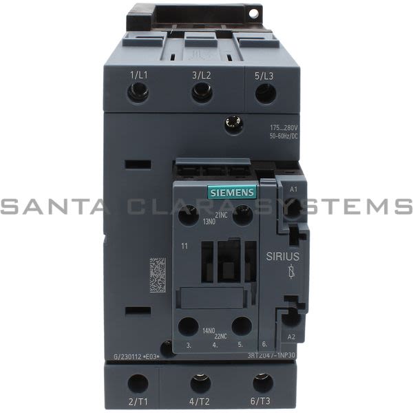 Siemens 3RT2047-1NP30 Contactor Product Image