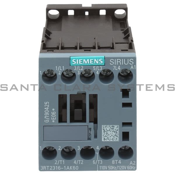 Siemens 3RT2316-1AK60 Contactor | Sirius | 3RT2316-1AK60 Product Image