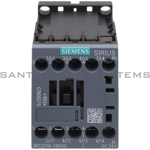 Siemens 3RT2316-1BB40 Contactor Product Image