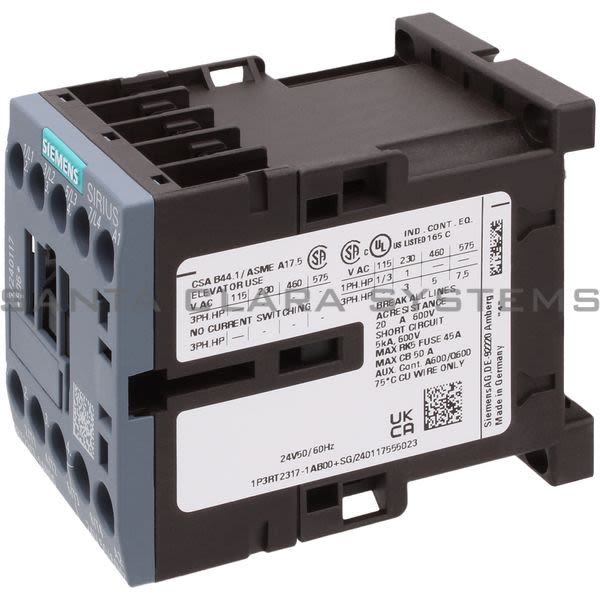 Siemens 3RT2317-1AB00 Contactor Product Image