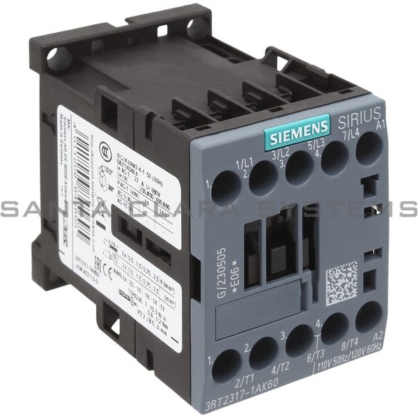 Siemens 3RT2317-1AK60 Contactor | 3RT2317-1AK60 Product Image