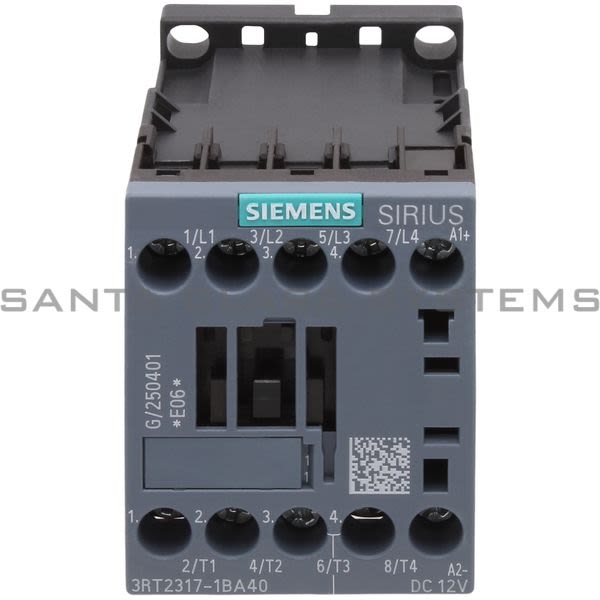 Siemens 3RT2317-1BA40 Contactor Product Image