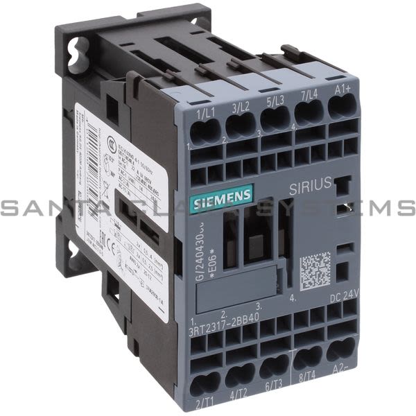 Siemens 3RT2317-2BB40 Contactor Product Image