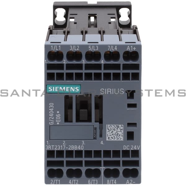 Siemens 3RT2317-2BB40 Contactor Product Image