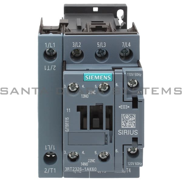 Siemens 3RT2326-1AK60 Contactor | 3RT2326-1AK60 Product Image