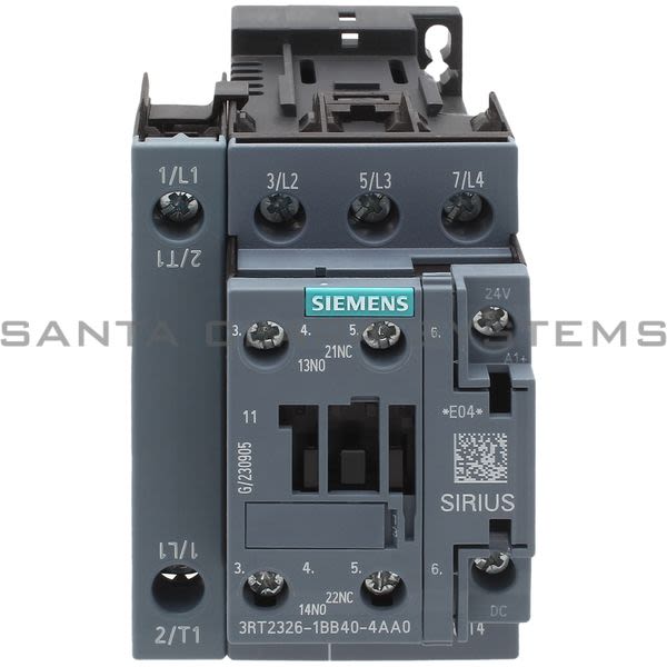 Siemens 3RT2326-1BB40-4AA0 Contactor Product Image