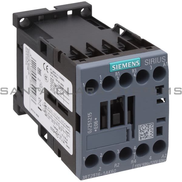Siemens 3RT2516-1AK60 Contactor Product Image
