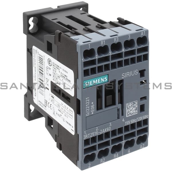 Siemens 3RT2516-2AK60 Contactor Product Image