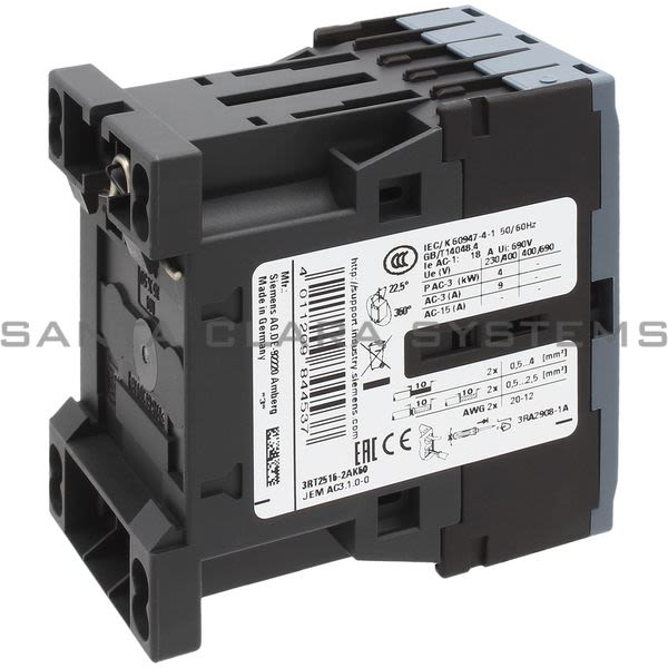Siemens 3RT2516-2AK60 Contactor Product Image