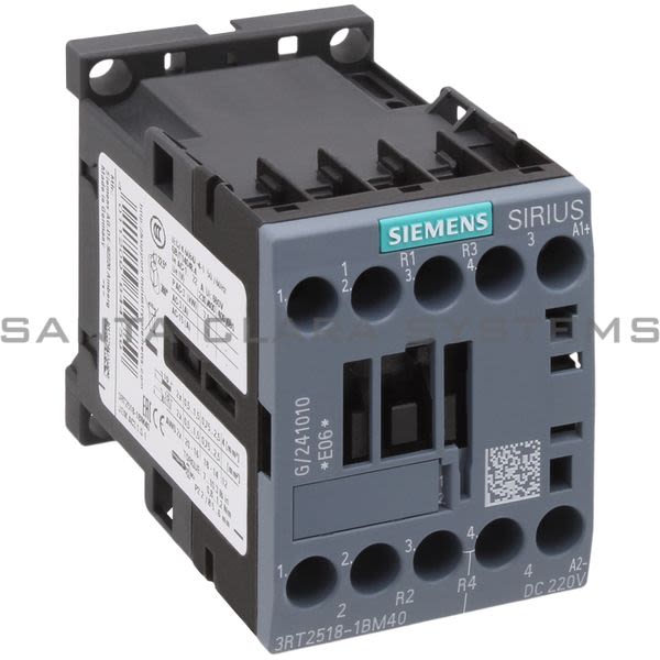 Siemens 3RT2518-1BM40 Contactor Product Image