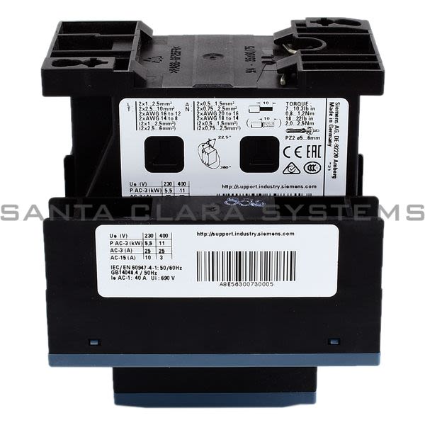 Siemens 3RT2526-1AK60 Control Product Image