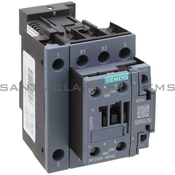 Siemens 3RT2526-1BG40 Contactor Product Image
