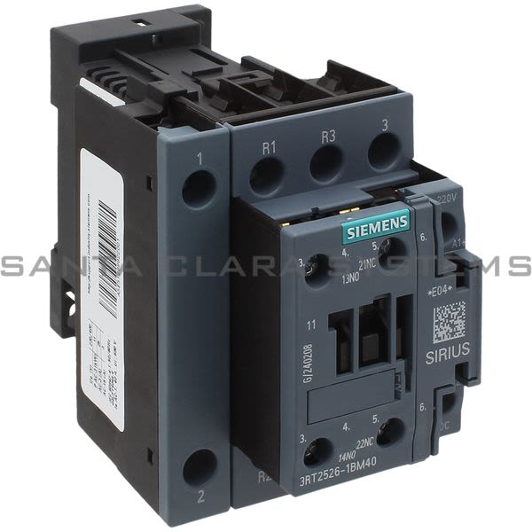 Siemens 3RT2526-1BM40 Contactor Product Image