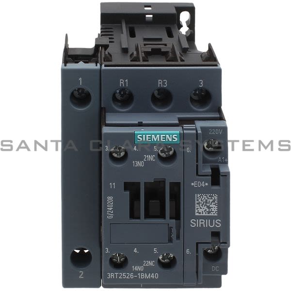 Siemens 3RT2526-1BM40 Contactor Product Image