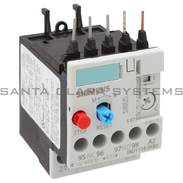 Siemens 3RU1116-0FB0 Overload Relay Product Image