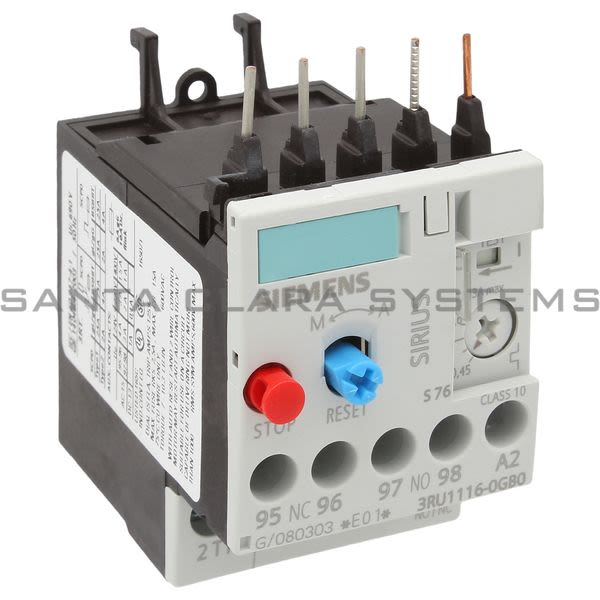 Siemens 3RU1116-0GB0 Overload Relay Product Image