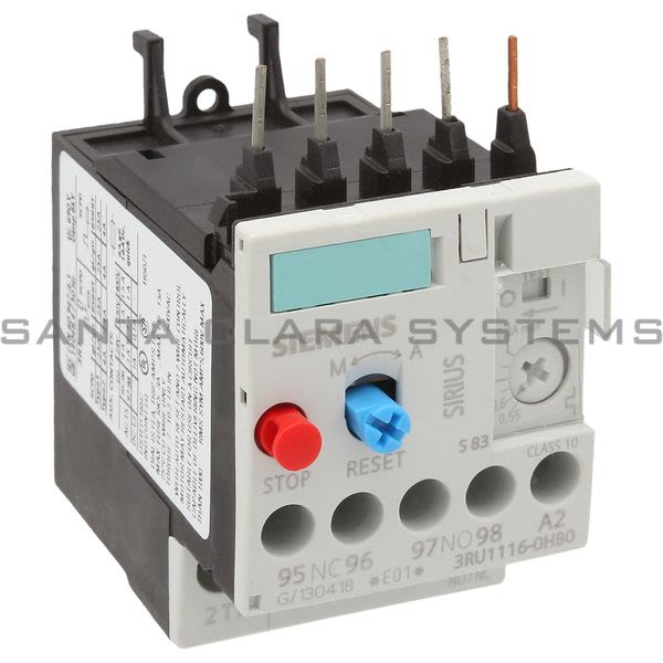 Siemens 3RU1116-0HB0 Overload Relay Product Image