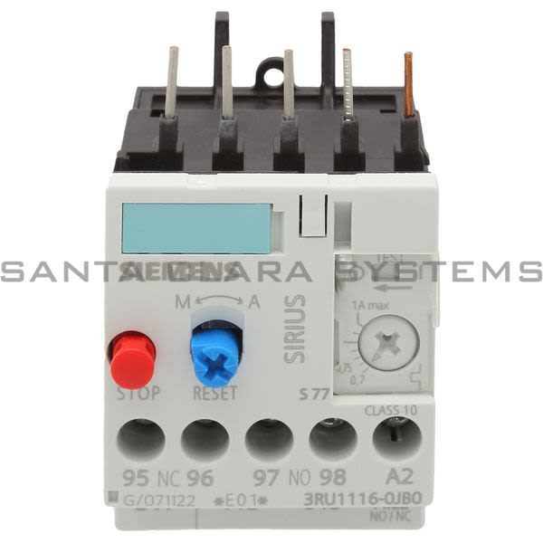 Siemens 3RU1116-0JB0 Overload Relay Product Image